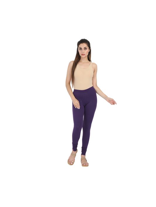 Chudi Leggings - Grape