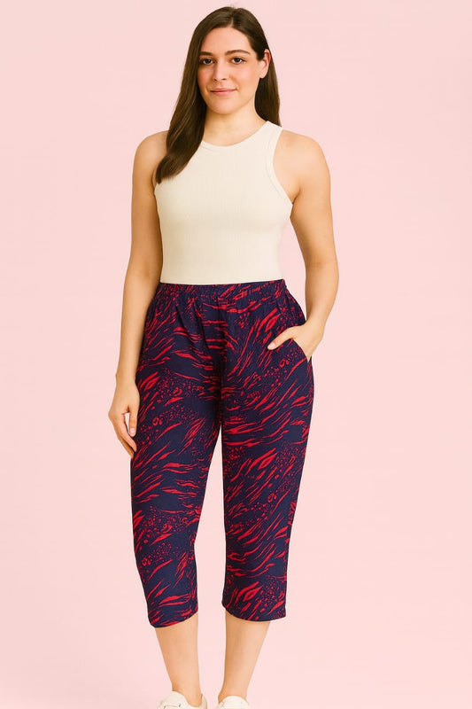 Leisure Pant Capri - Chakra Blue