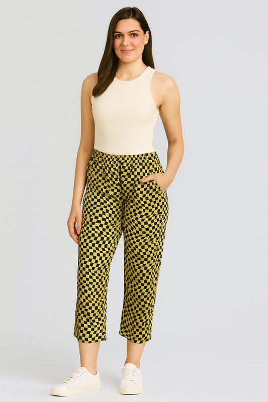 Leisure Pant Capri - Mustard