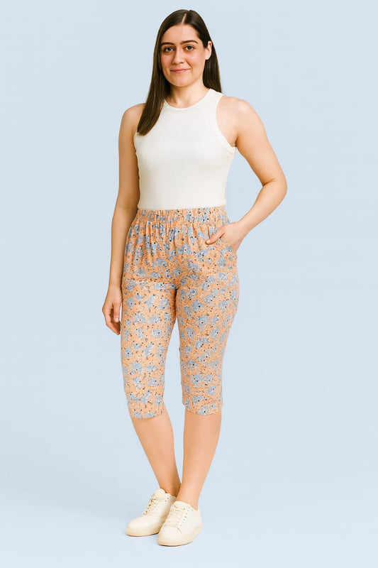 Leisure Pant Capri - Floral