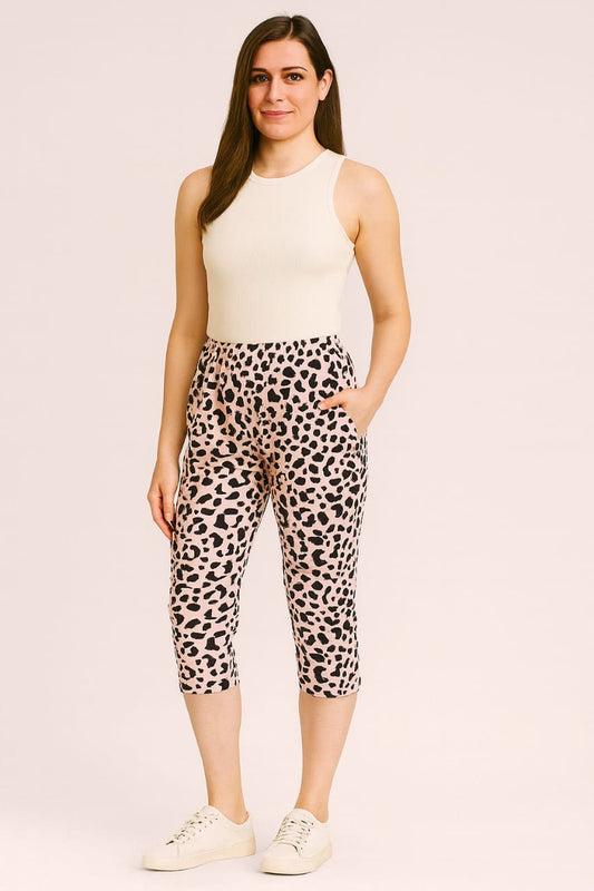 Leisure Pant Capri - Baby Pink