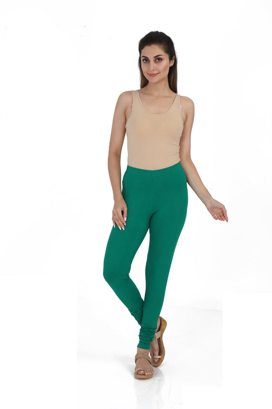 Chudi Leggings - Indian Green