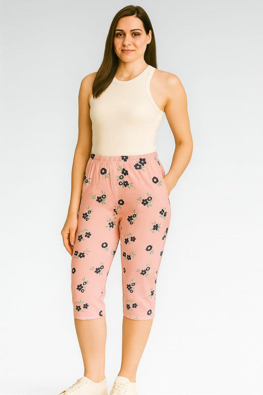 Leisure Pant Capri - Pink