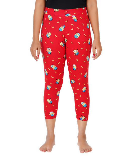 Yoga Leggings - Apple Red