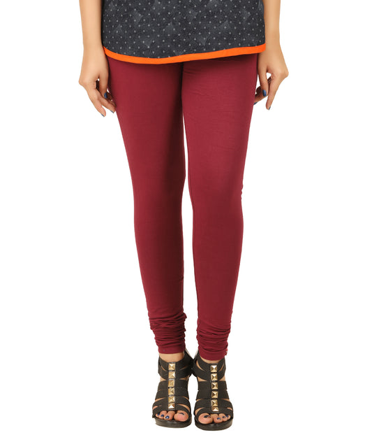 Chudi Leggings - Burgundy