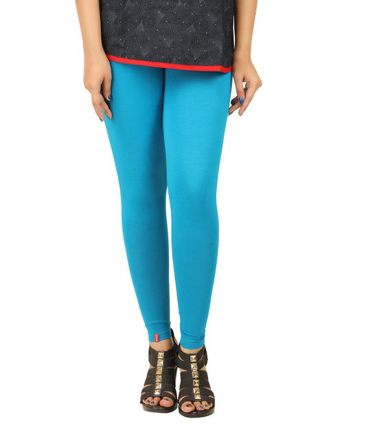 Ankle Leggings - Turquoise Blue