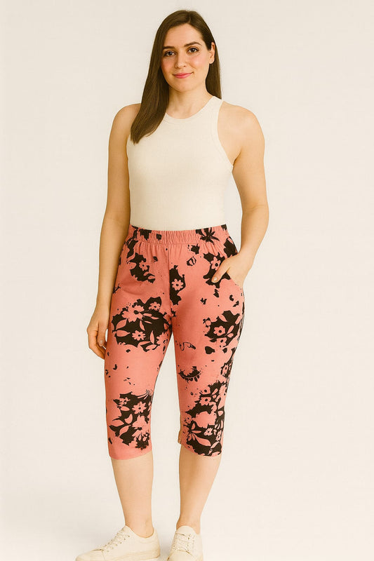 Leisure Pant Capri - Tomato