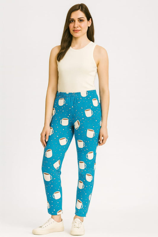 Women's Leisure Pant - Turquoise Blue