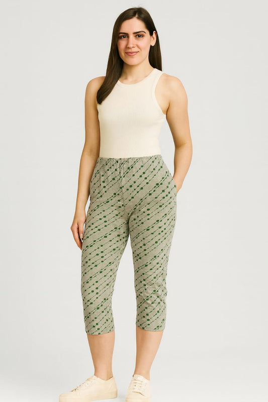 Leisure Pant Capri - Grey Melange