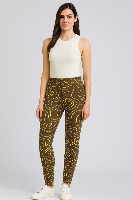 Women's Leisure Pant - Coffee Brown