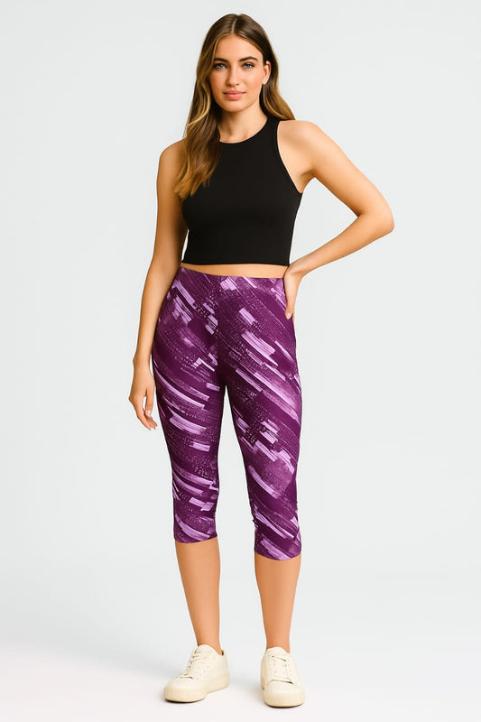 Leisure Pant Capri - Wine