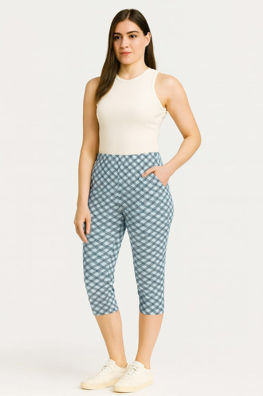 Leisure Pant Capri - Iris Blue