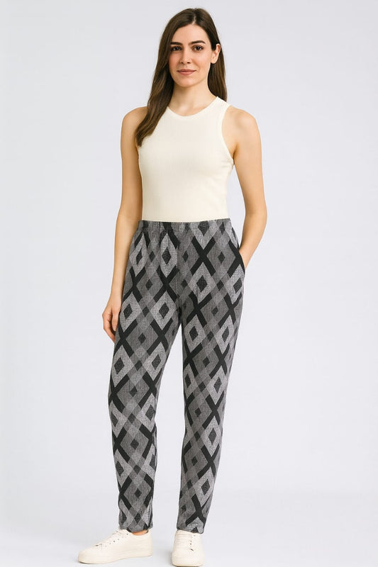Women's Leisure Pant - Geometric