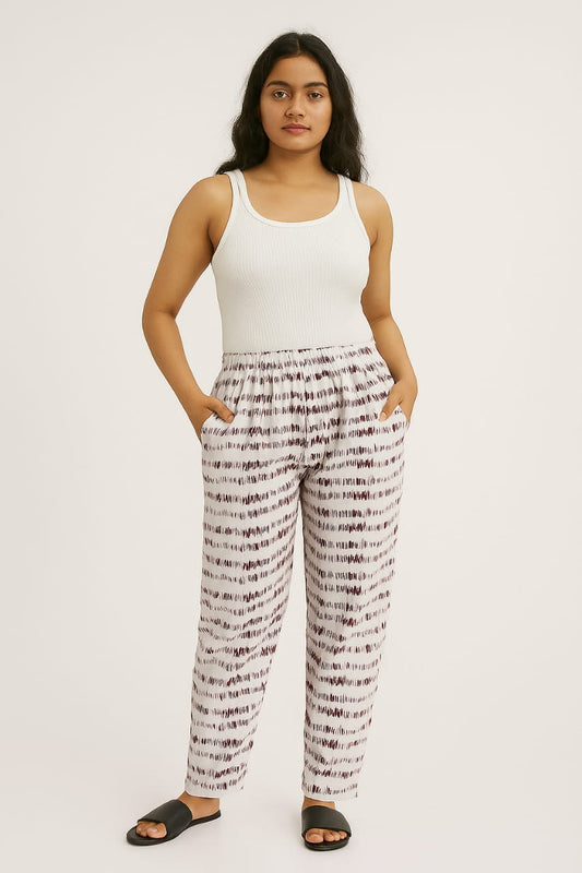 Women's Leisure Pant - Snow White