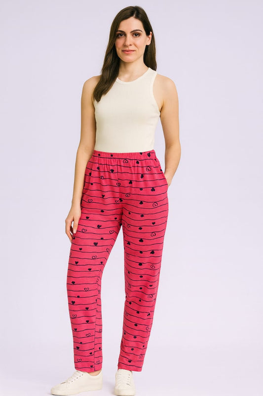 Women's Leisure Pant - Apple Red