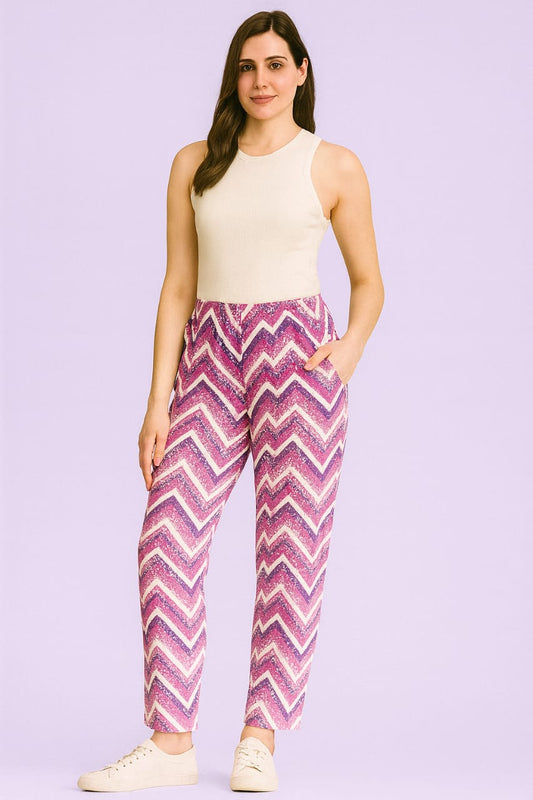 Women's Leisure Pant - Magenta