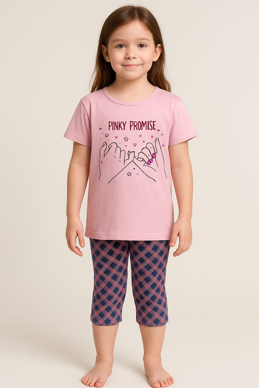 Kids Loungewear Capri Set - french Rose