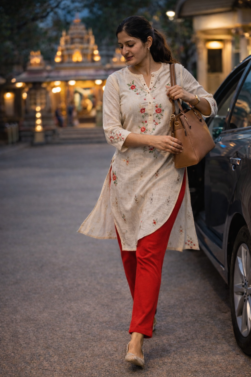 Knitted Cotton Kurthi Pant | Everyday Comfort Fit