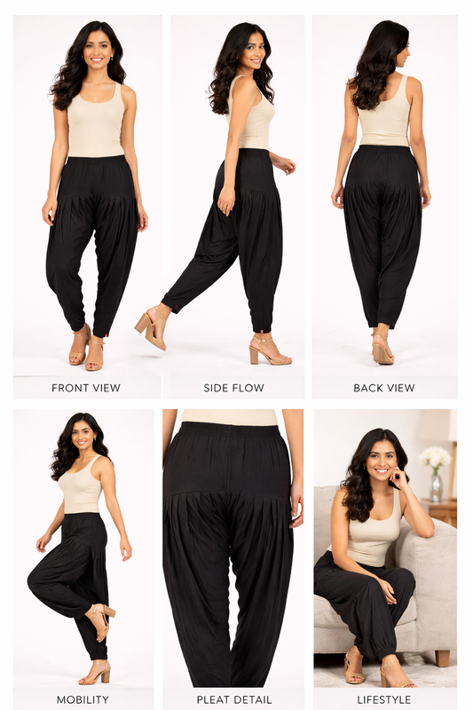 Patiyala Pants for Women – Soft Drape &amp; Everyday Comfort