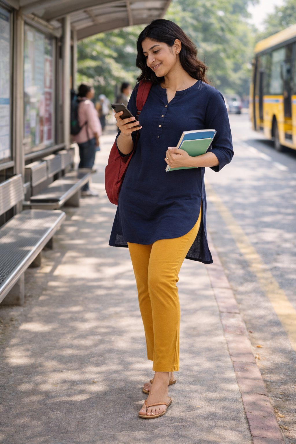 Knitted Cotton Kurthi Pant | Everyday Comfort Fit