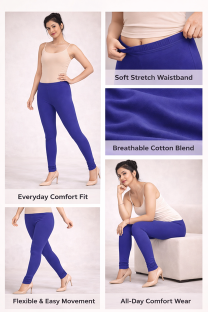Knitted Cotton Chudithar Leggings – Everyday Comfort