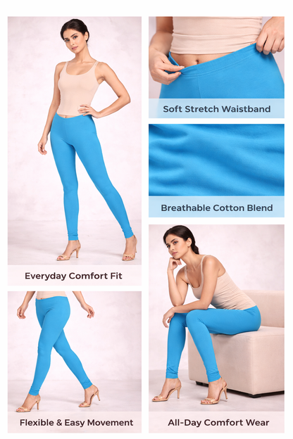 Knitted Cotton Chudithar Leggings – Everyday Comfort