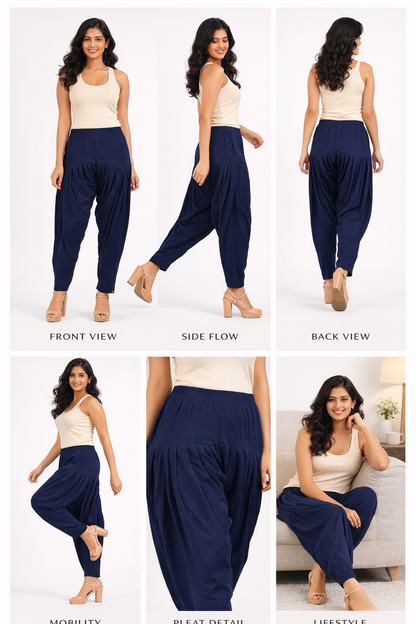 Patiyala Pants for Women – Soft Drape &amp; Everyday Comfort