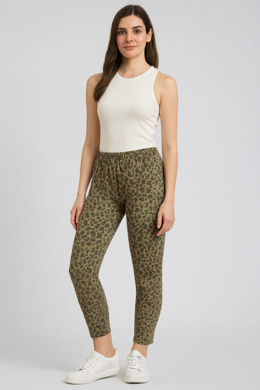 Women's Leisure Pant - Pine Green