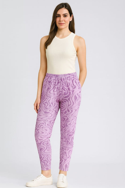 Women's Leisure Pant - Purple
