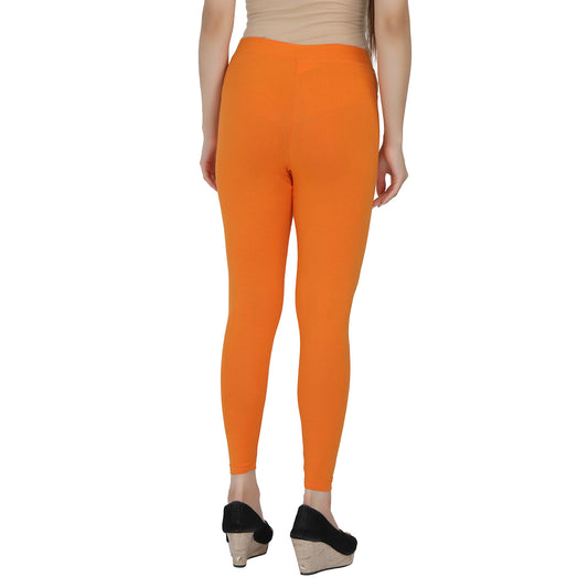 Ankle Length Cotton Leggings for Women