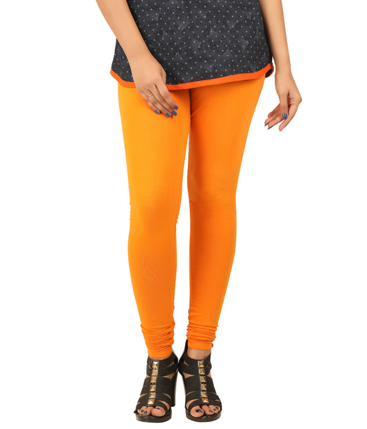 Chudi Leggings - Saffron