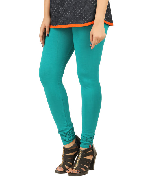 Chudi Leggings - Teal Green