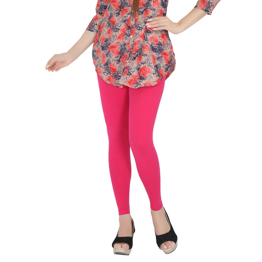 Ankle Leggings - Rose Pink