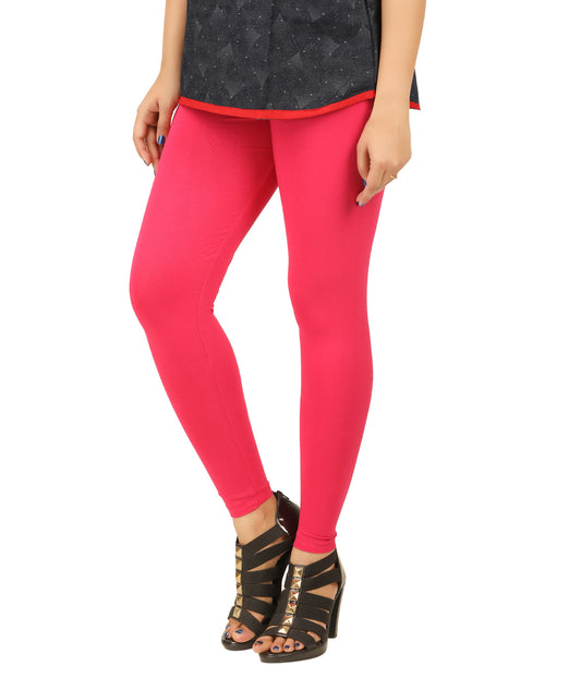 Ankle Leggings - Hot Pink