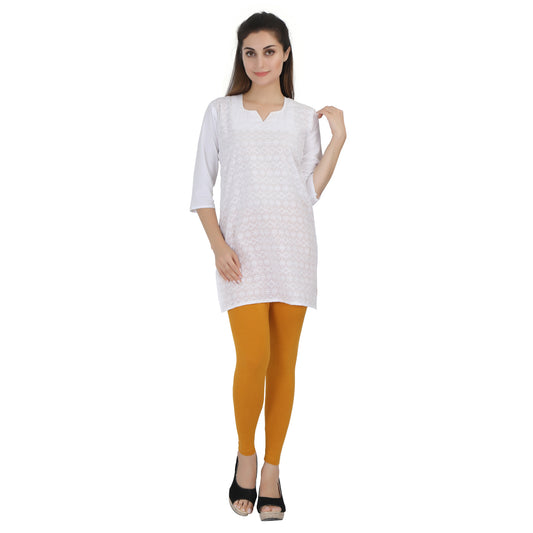 Ankle Leggings - Mustard