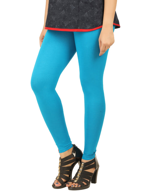 Ankle Leggings - Turquoise Blue