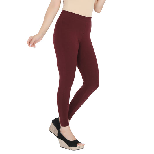Ankle Leggings - Caramel
