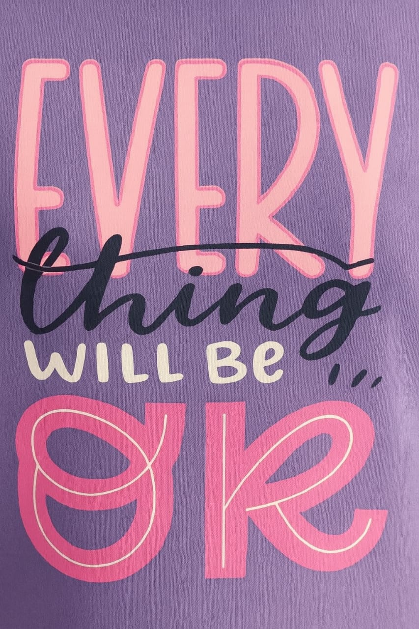 Women's Loungewear Full Pant Set - Purple