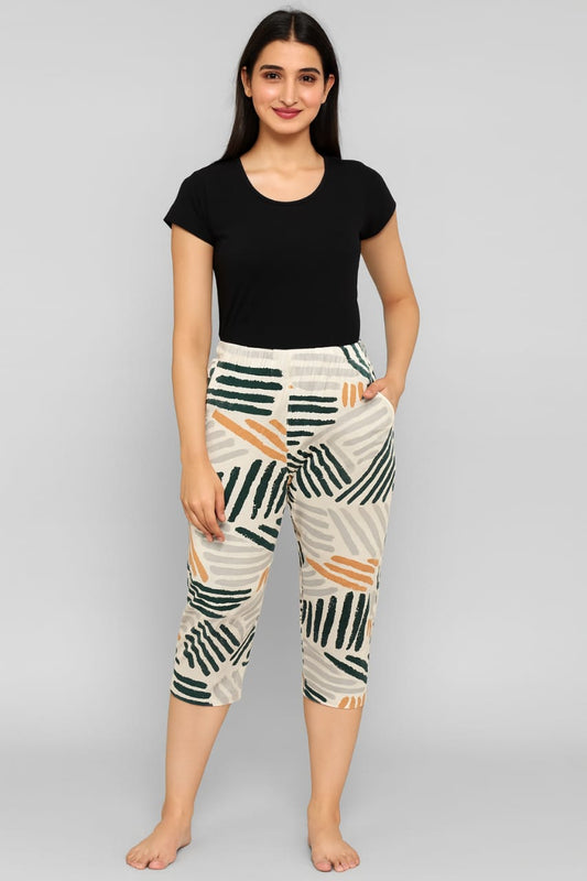 Leisure Pant Capri - Linen White
