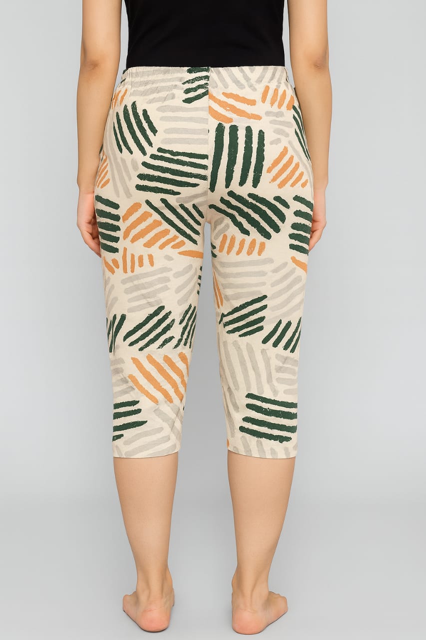 Leisure Pant Capri - Linen White