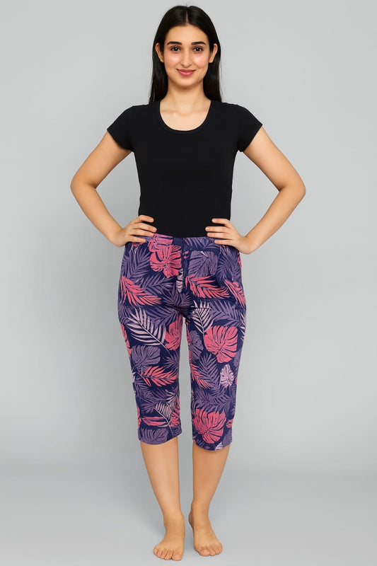 Leisure Pant Capri - Purple