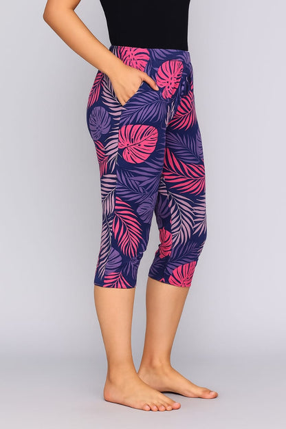 Leisure Pant Capri - Purple