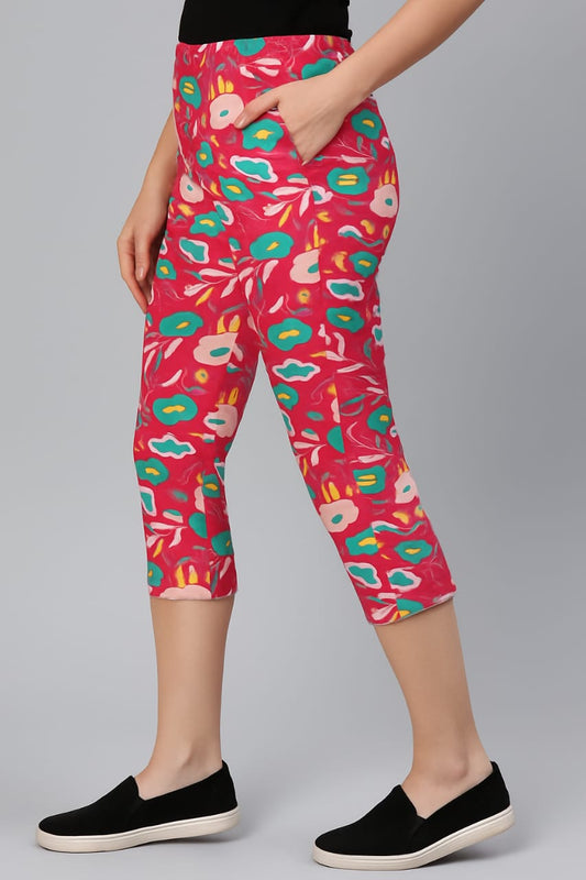 Leisure Pant Capri - Red