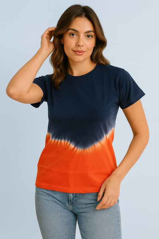 Women's Designer T-Shirt - Navy