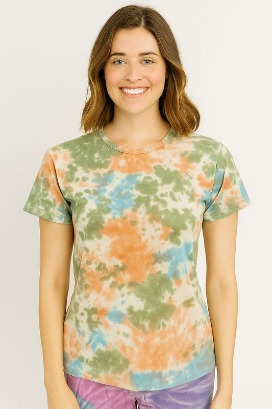Women's Designer T-Shirt - Pine Green