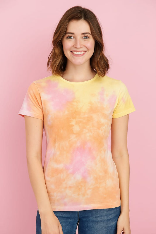Women's Designer T-Shirt - Orange