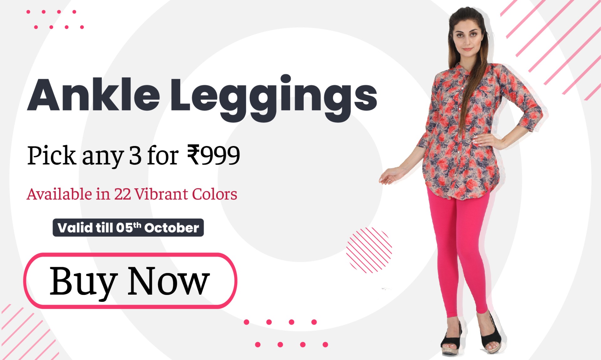 Lyra Multicolour Free Size Ankle Leggings - LYRA - 4055711